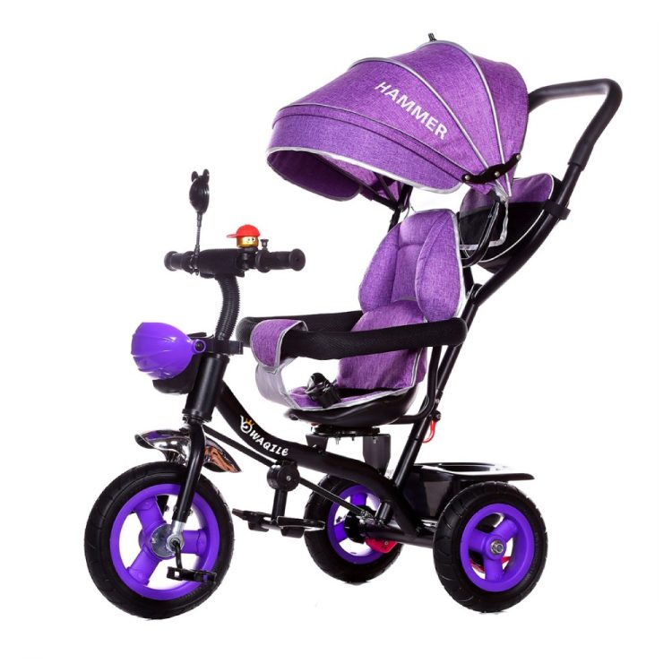 Tricycle with 360 degree adjustable position Purple 1-4 Years 066-03-PURPLE