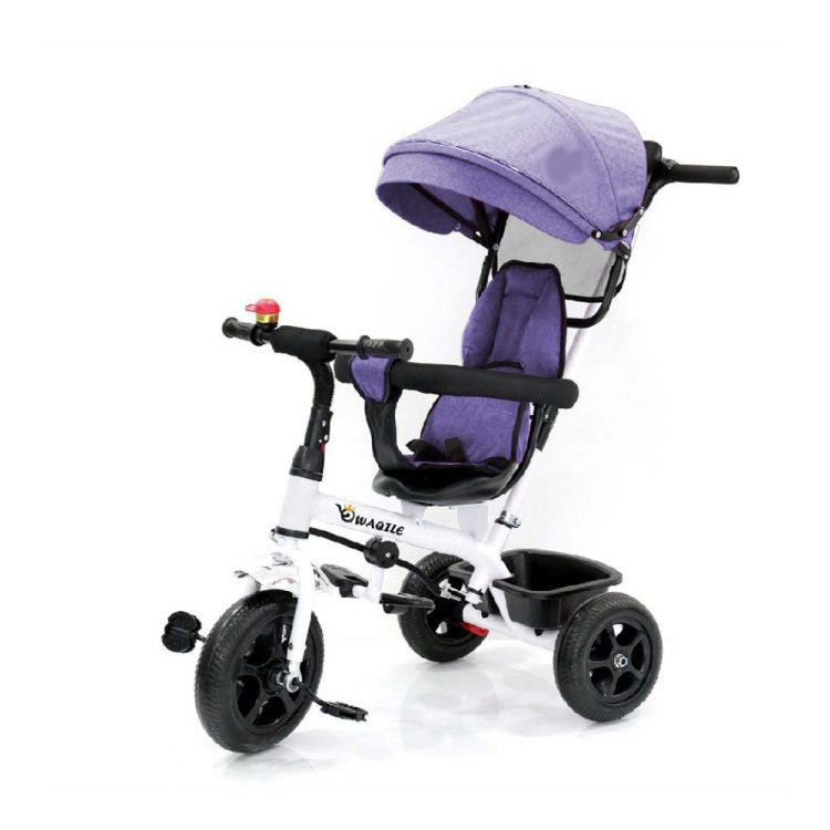 Tricycle with adjustable position 360 degrees Wheels Purple 1-4 Years 066-05-PURPLE