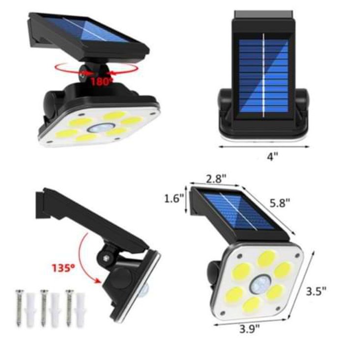 Solar Wall Light with Motion Detector