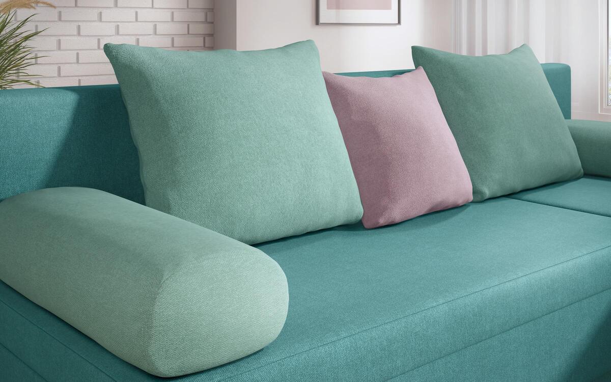 Corner sofa Daniel M 2420 turquoise