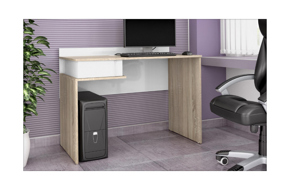 Office Martial 3219 white + black glossy