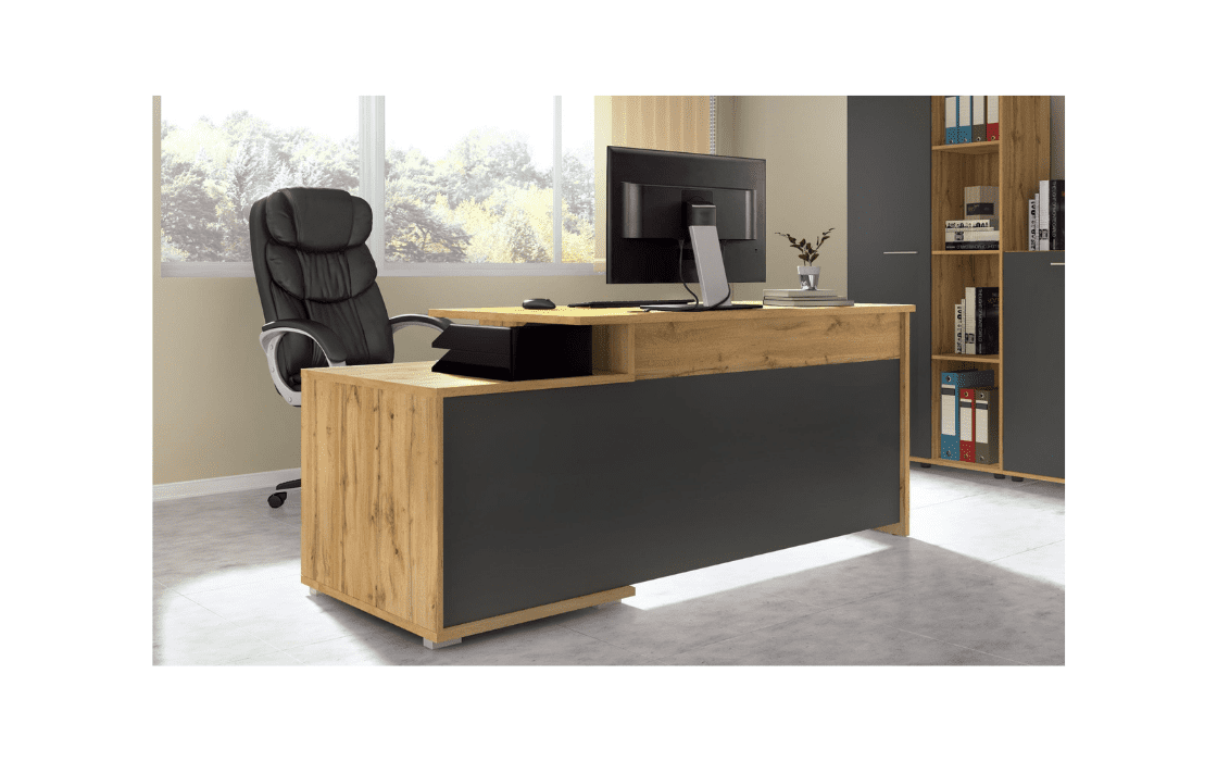 Merino desk 7364 votan oak + anthracite