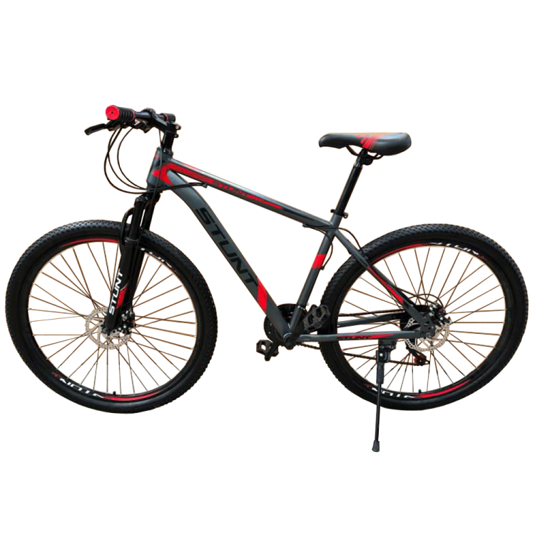 STUNT Mountain Hardtail Disc Brake 29″ Bike Charcoal Red STNT290-RED