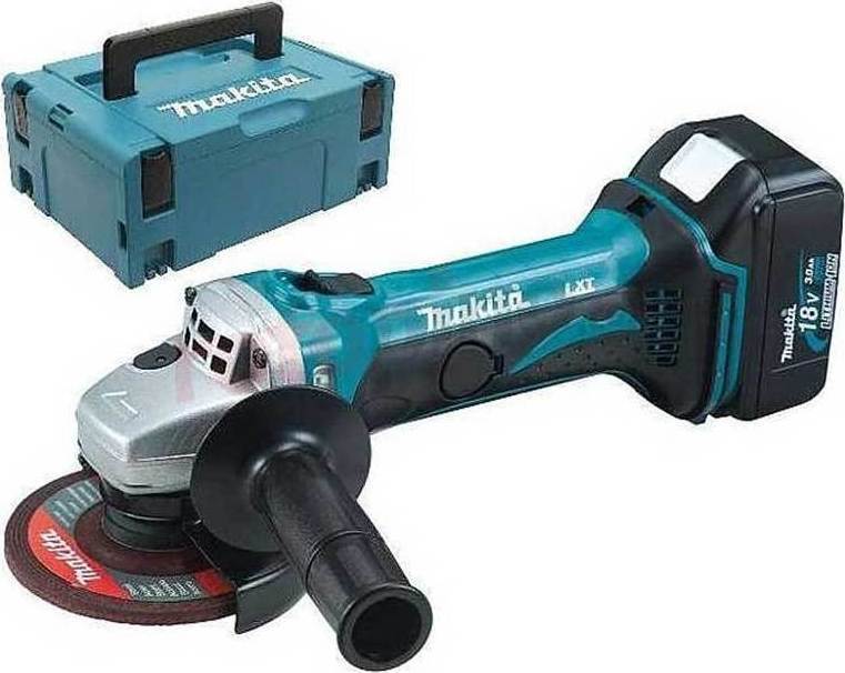 Makita Angle Grinder 18V 115mm Battery 2x3Ah DGA452RFJ