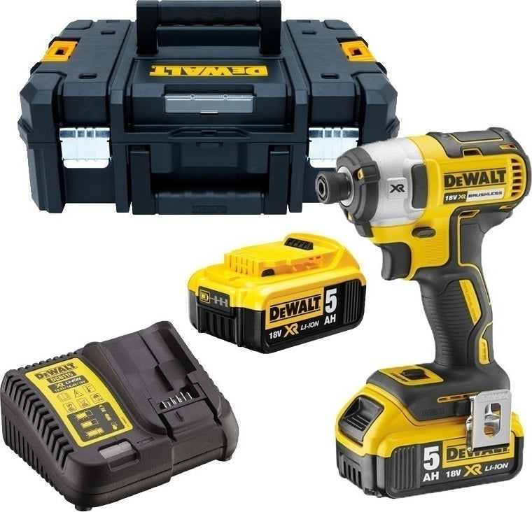 Dewalt Brushless Cordless Impact Driver 18V 2x5Ah DCF887P2