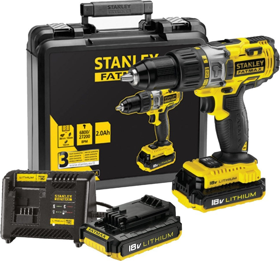 Stanley Impact Drill Battery 18V 2x2Ah FMC625D2
