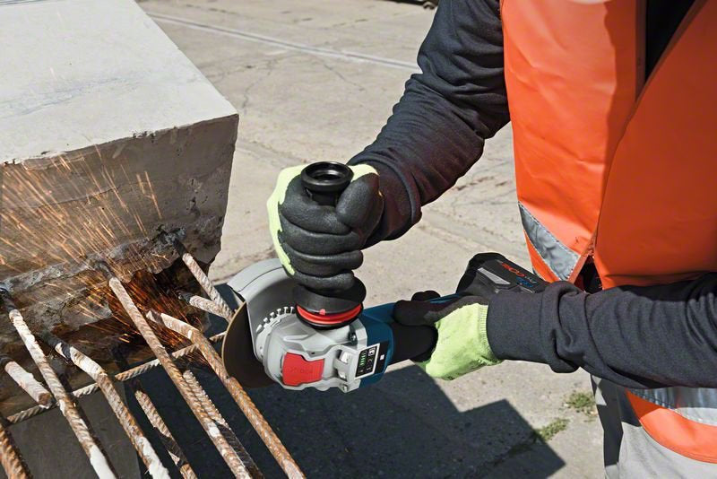 Bosch GWX 18V-10 SC Angle Grinder 125mm Battery 2x8Ah with Speed Control 06017B0401