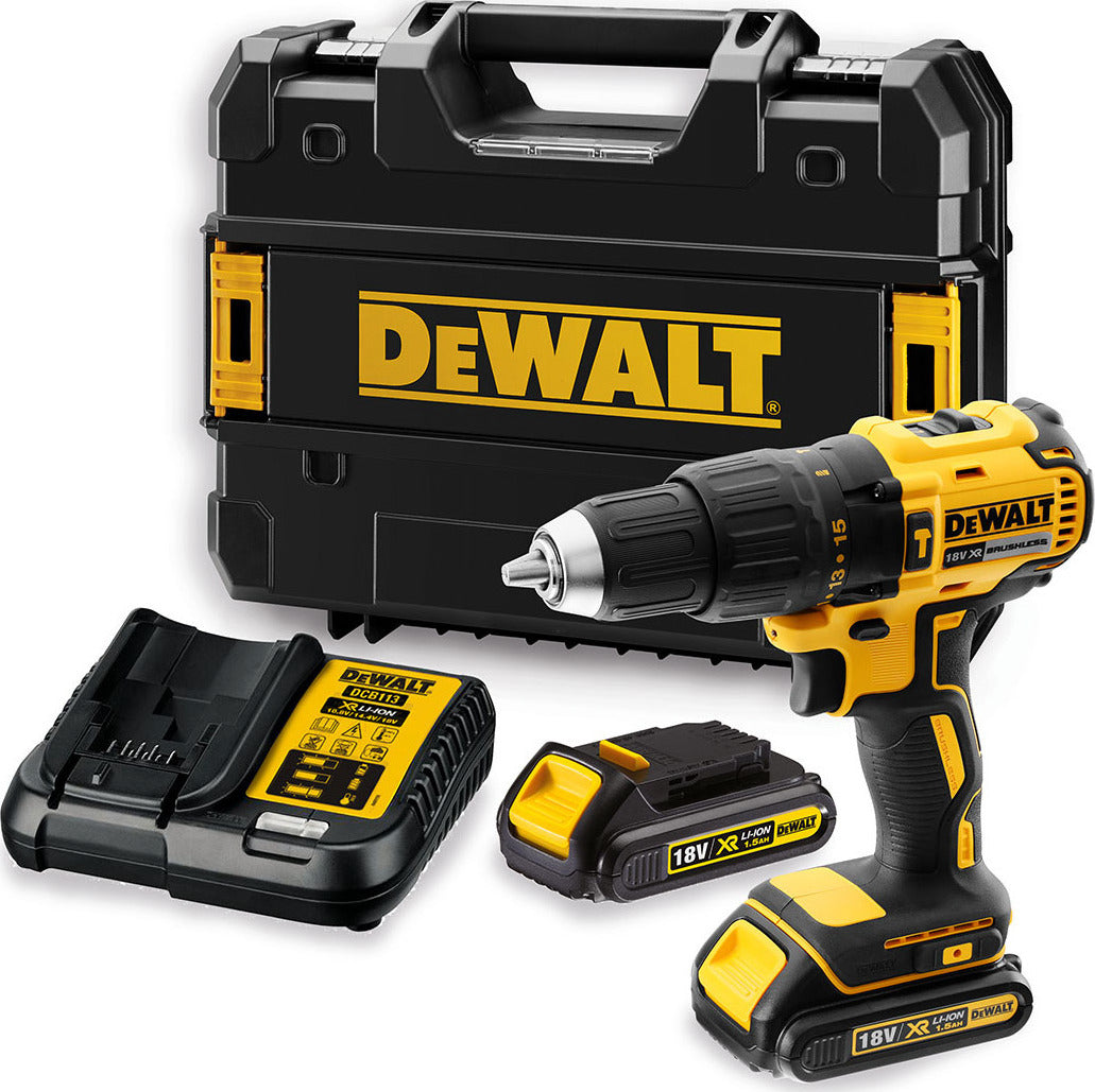 Dewalt Impact Drill Driver Brushless Battery 18V 2x1.5Ah DCD778S2T
