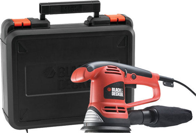 Black & Decker KA191EK Eccentric Sander 125mm Power 480W with Speed Control and with Suction System 263318