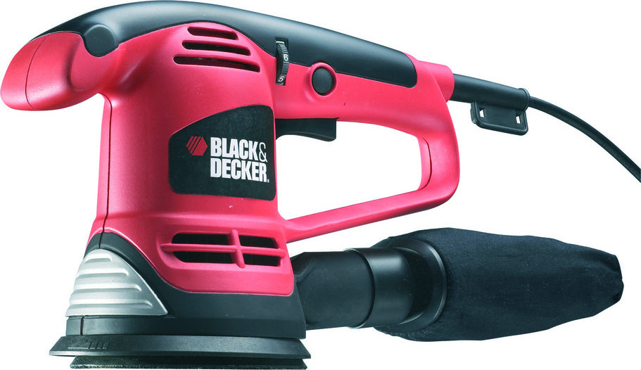 Black & Decker KA191EK Eccentric Sander 125mm Power 480W with Speed Control and with Suction System 263318