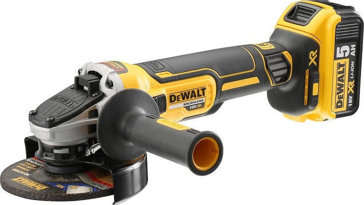 Dewalt Angle Grinder 18V 125mm Battery 2x5Ah DCG405P2