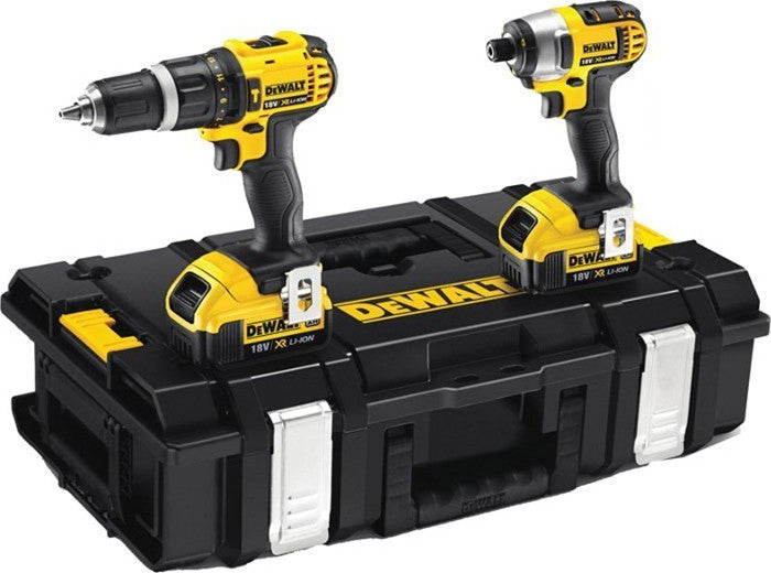 Dewalt 18V Drill & Impact Driver Set with 2x4Ah Batteries and Case DCK285M2