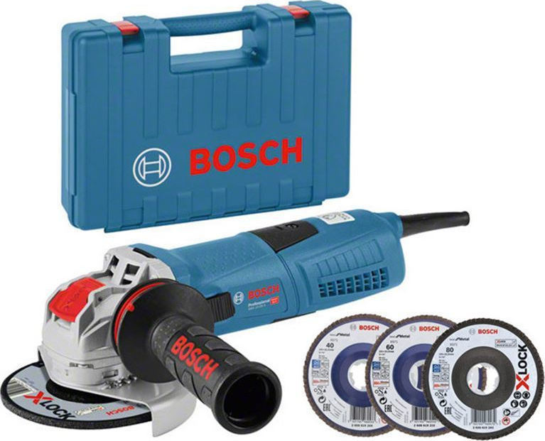 Bosch GWX 13-125 S Angle Grinder 125mm Current 1300W with Speed Control 0615990L0U