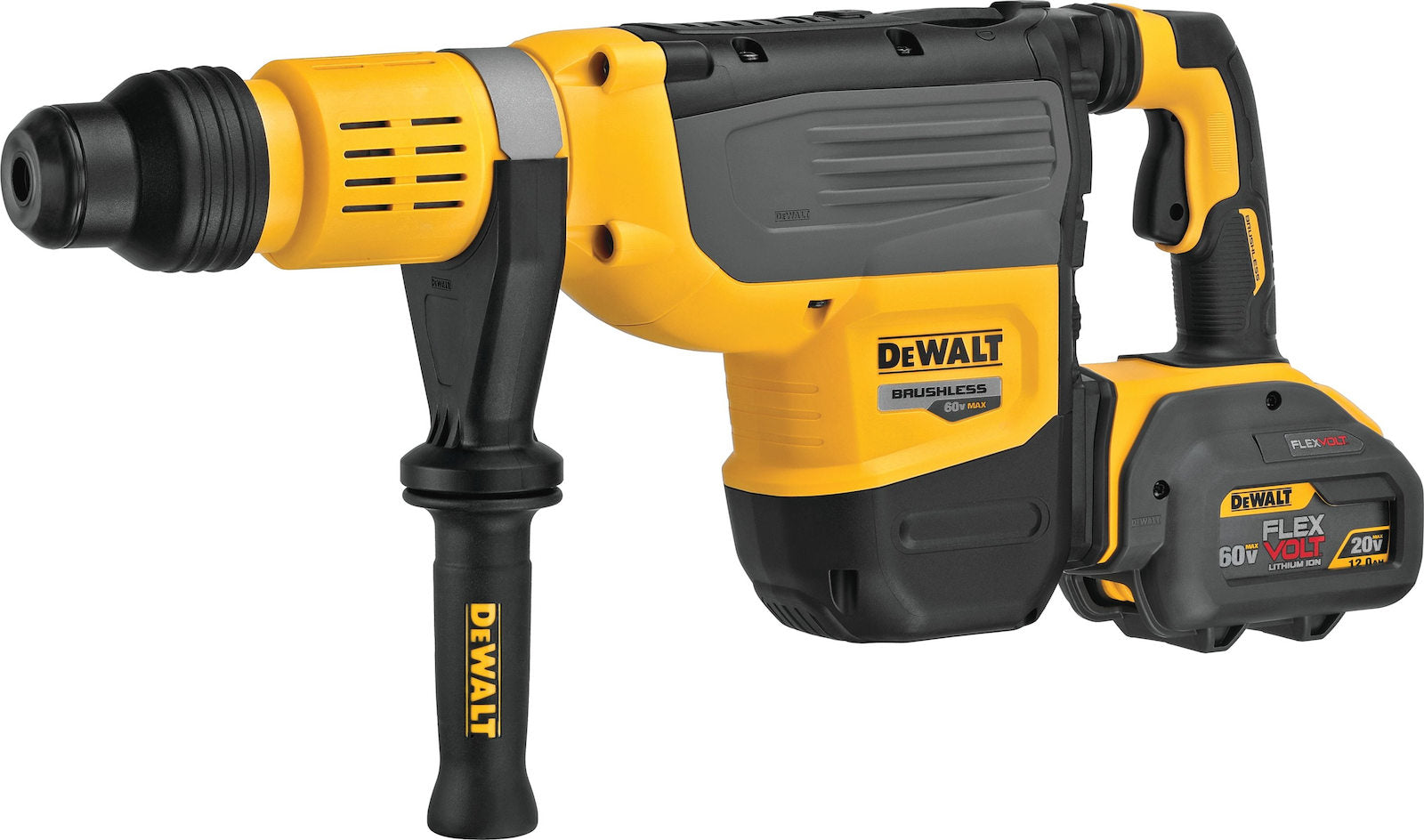 Dewalt 54V Cordless Hammer Drill with SDS Max 2x12Ah DCH773Y2