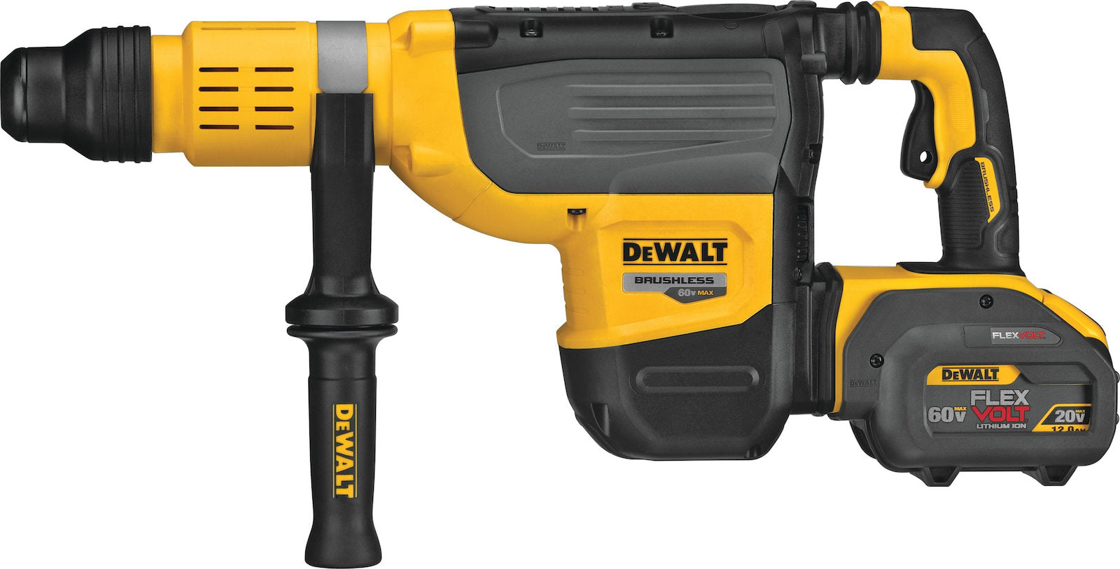 Dewalt 54V Cordless Hammer Drill with SDS Max 2x12Ah DCH773Y2