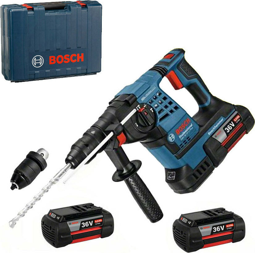 Bosch GBH 36 V-LI Plus Professional Cordless Hammer Digger 36V 3x4Ah 0611907004