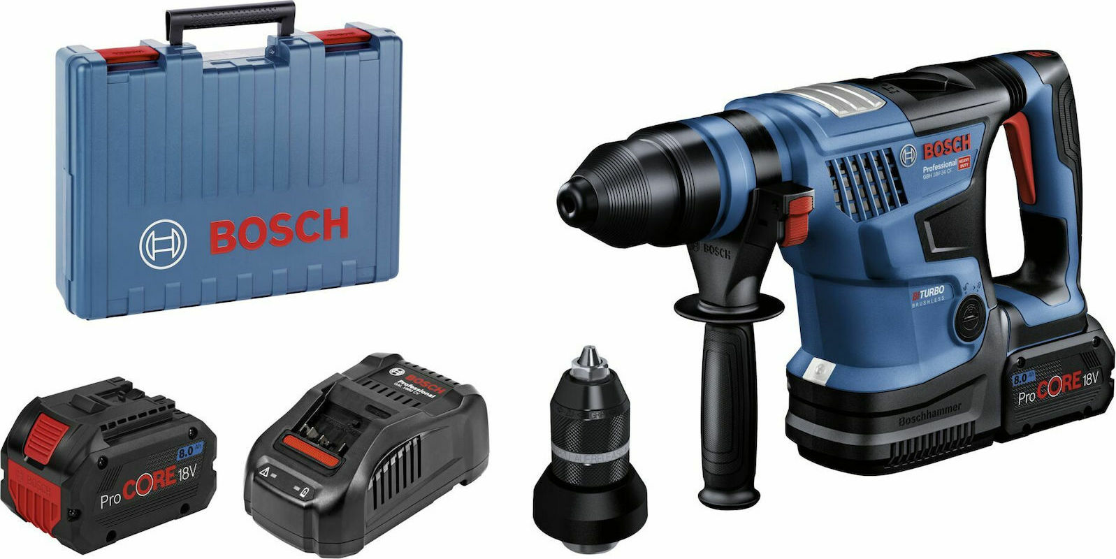 Bosch GBH 18V-34 CF Battery Digger 18V 2x8Ah 27293229