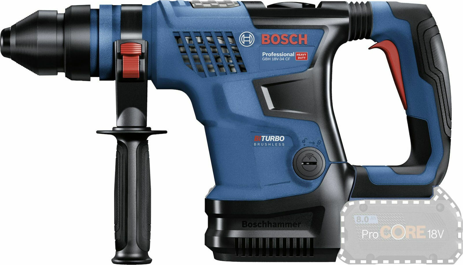 Bosch GBH 18V-34 CF Battery Digger 18V 2x8Ah 27293229