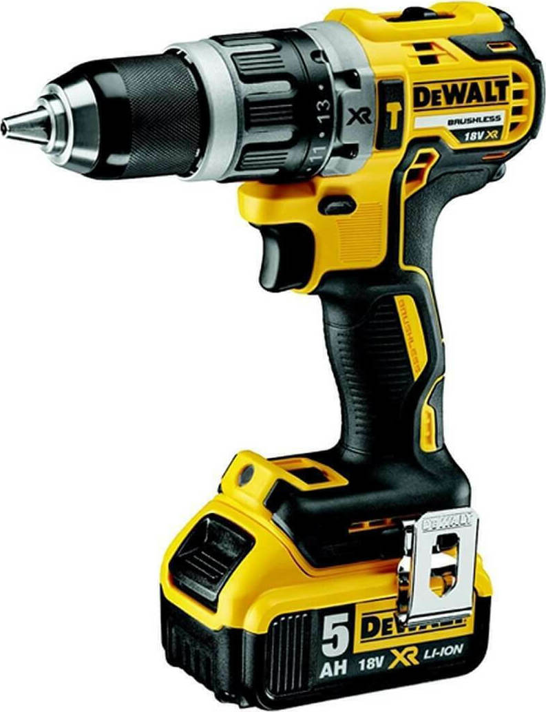 Dewalt 18V Impact Drill & Impact Driver Set with 3x5Ah Batteries and Case DCK266P3