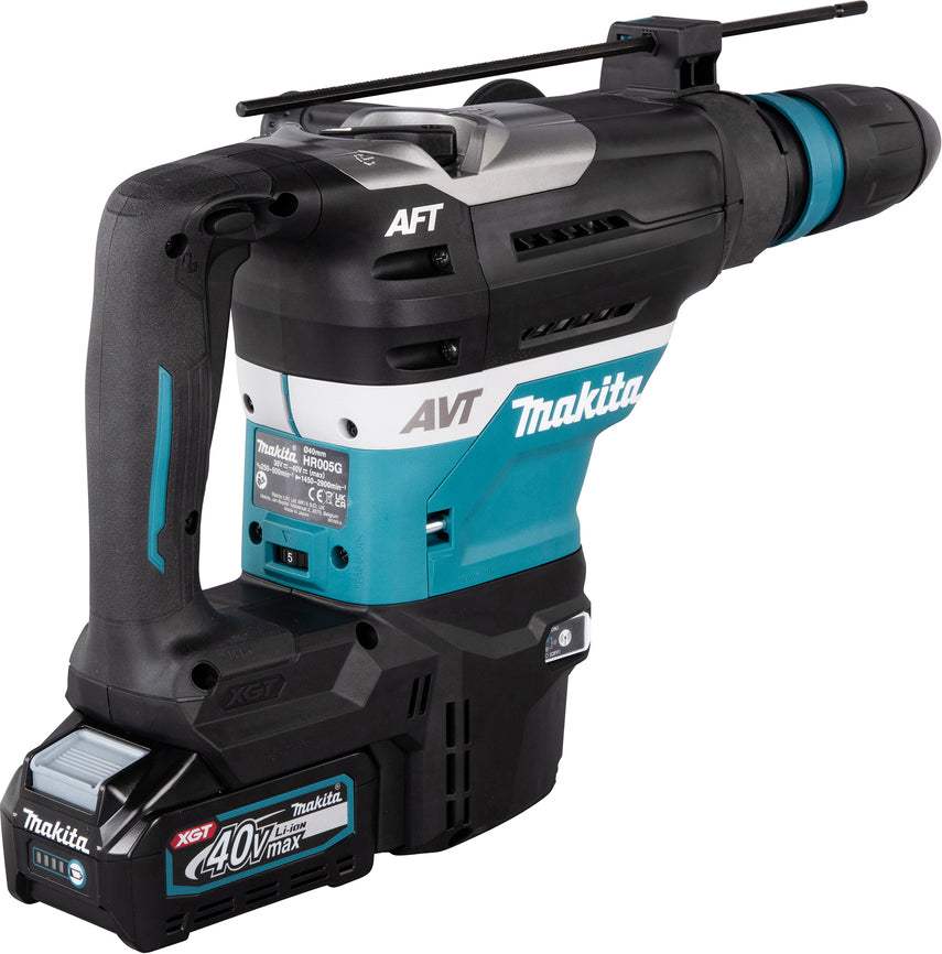 Makita 40V Cordless Hammer Drill with SDS Max HR005GM202