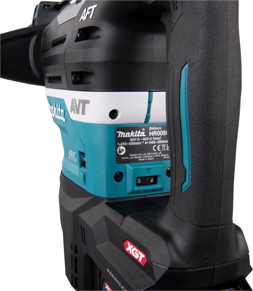 Makita 40V Cordless Hammer Drill with SDS Max HR005GM202