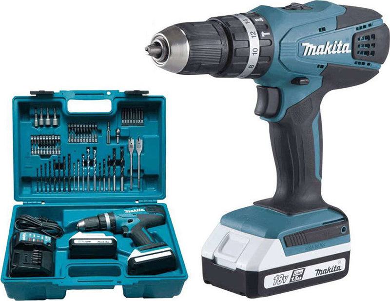 Makita Impact Drill Battery 18V 2x1.5Ah HP457DWE10