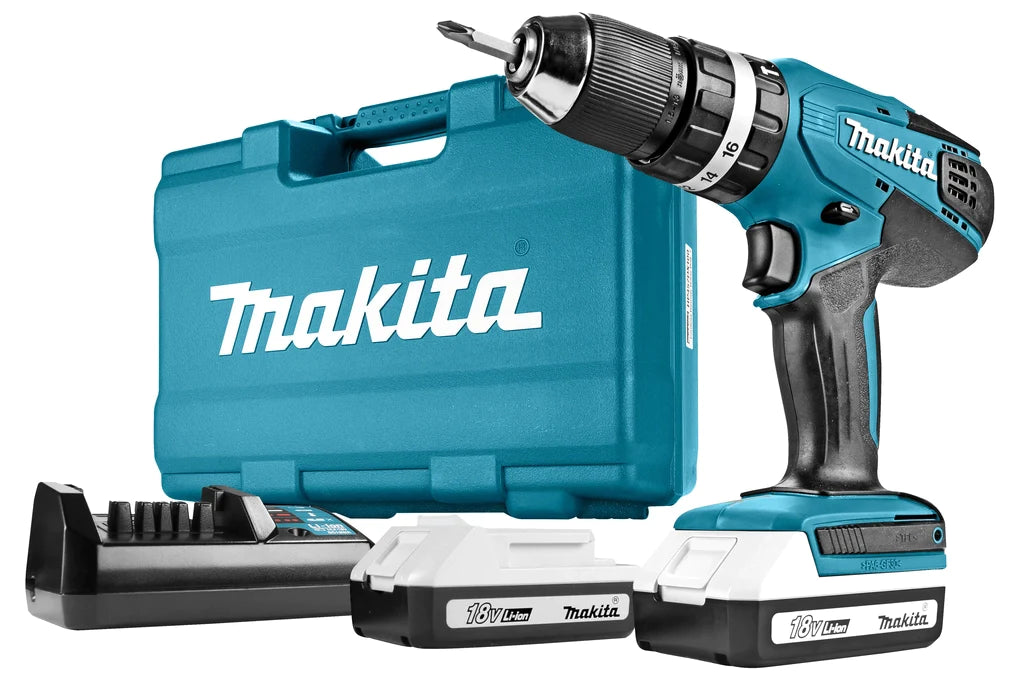 Makita Impact Drill Battery 18V 2x1.5Ah HP457DWE10