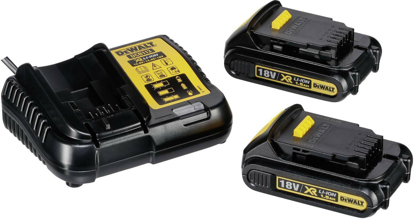 Dewalt Impact Drill Driver Brushless Battery 18V 2x1.5Ah DCD778S2T