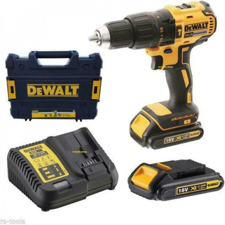 Dewalt Impact Drill Driver Brushless Battery 18V 2x1.5Ah DCD778S2T