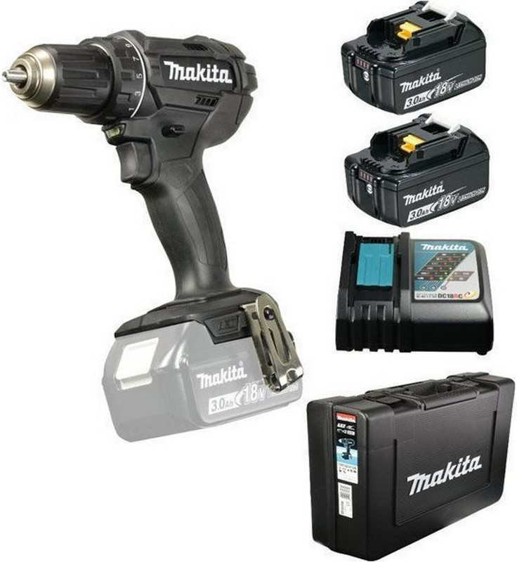 Makita Impact Drill Battery 18V 2x3Ah DDF482RFEB