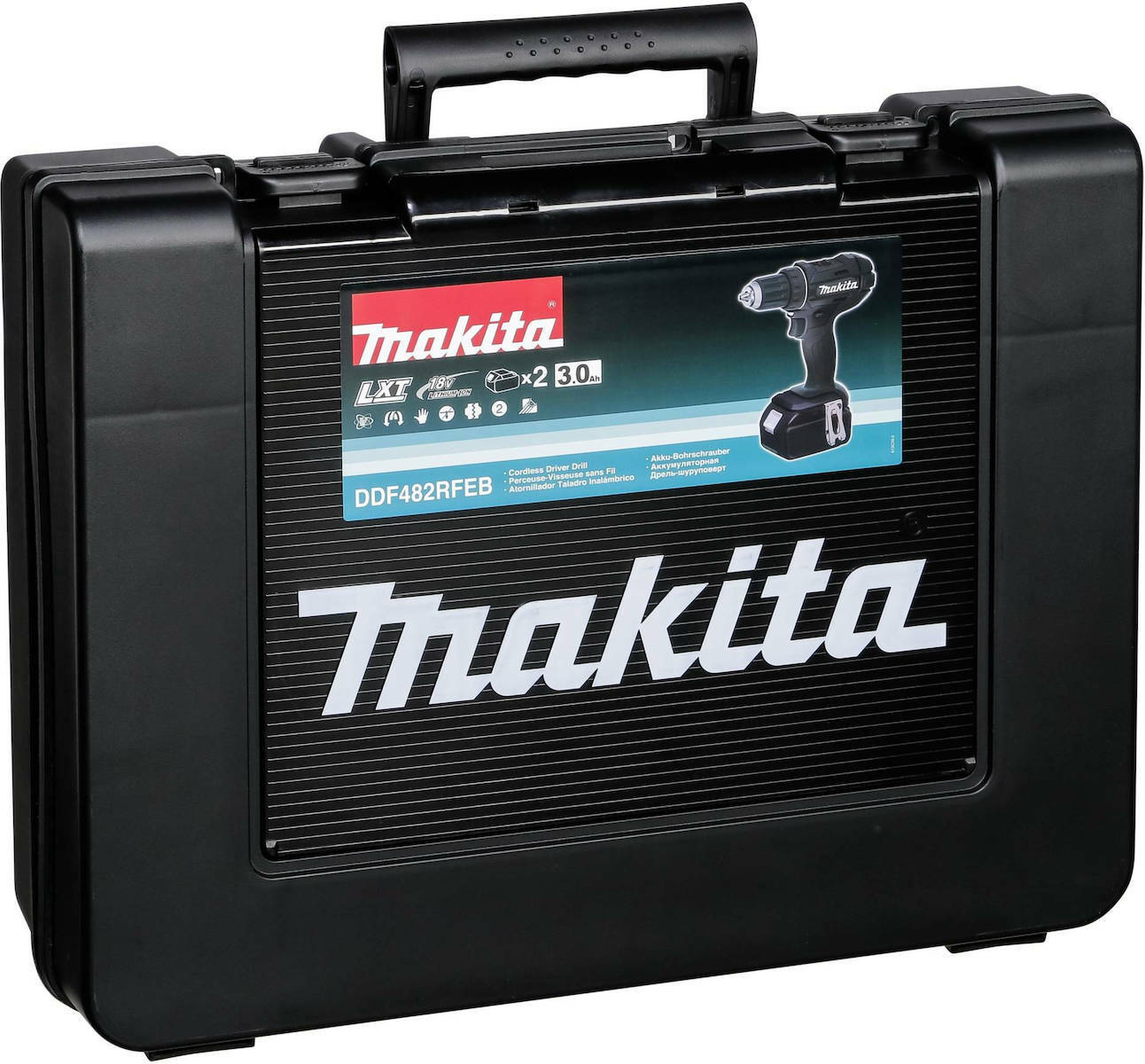 Makita Impact Drill Battery 18V 2x3Ah DDF482RFEB