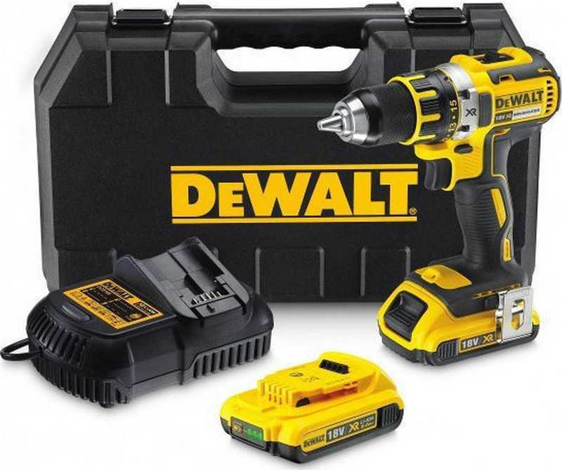 Dewalt Drill Driver Brushless Battery 18V 2x2Ah DCD790D2