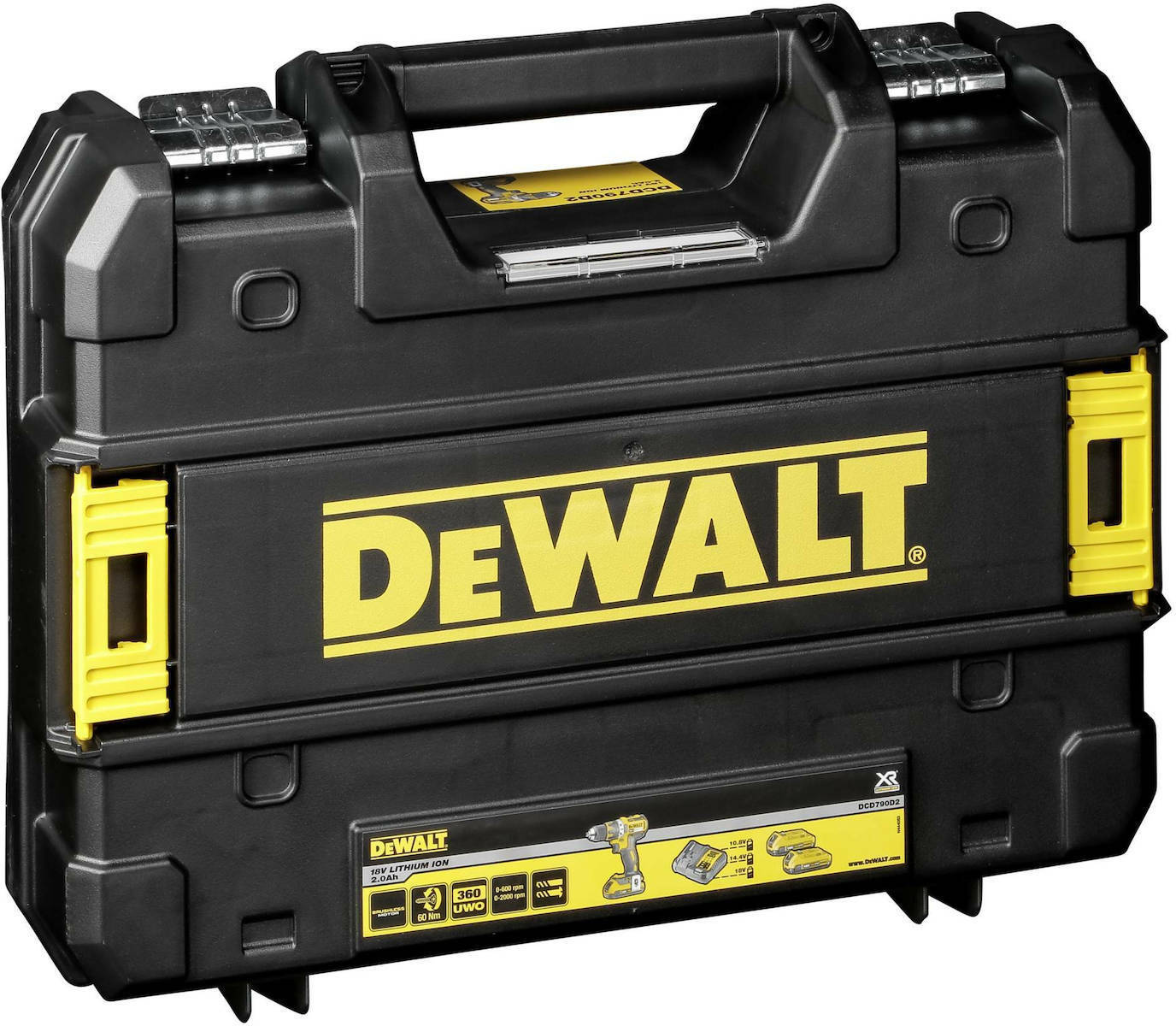 Dewalt Drill Driver Brushless Battery 18V 2x2Ah DCD790D2