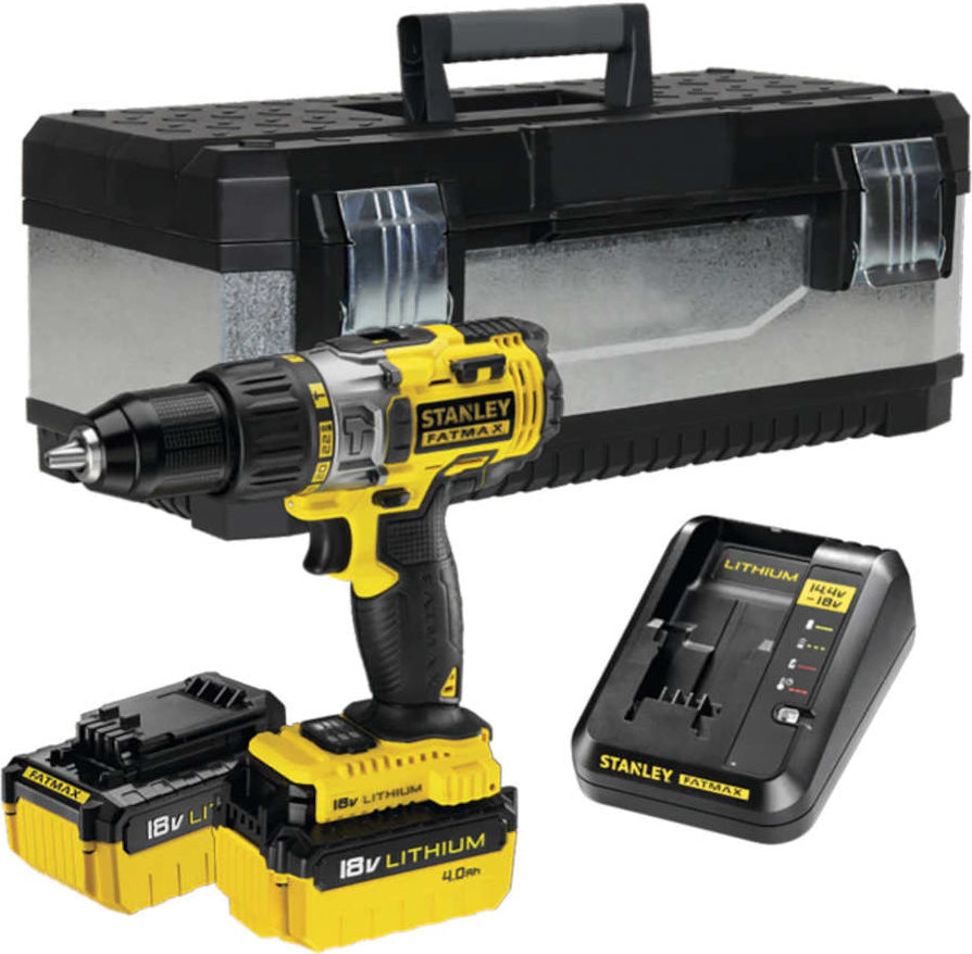 Stanley Impact Drill Battery 18V 2x4Ah FMCK625M2G