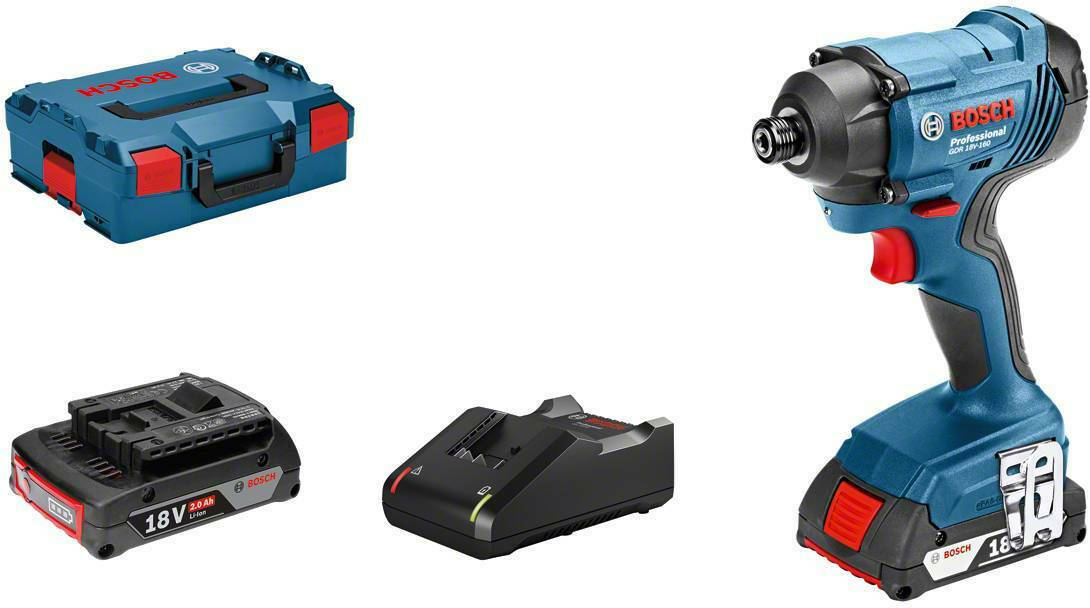 Bosch GDR 18V-160 Cordless Impact Driver 18V 2x2Ah 19010661