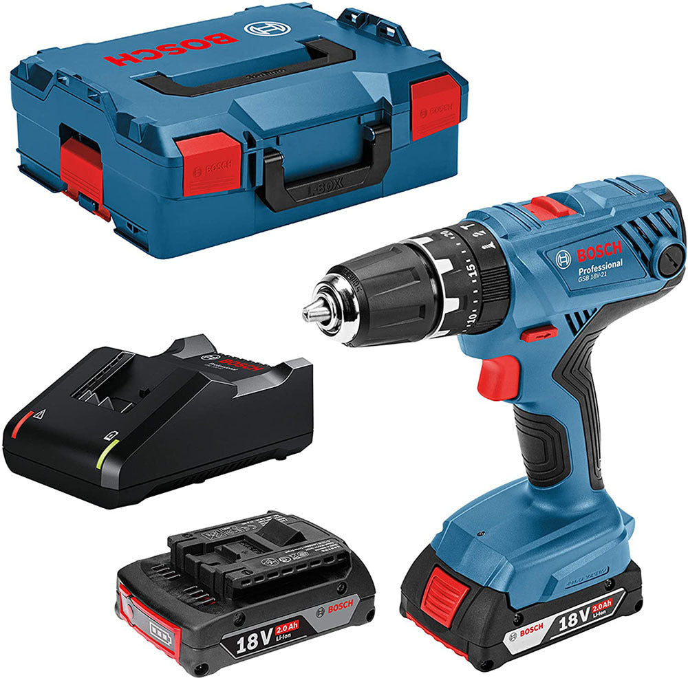 Bosch GSB 18V-21 Impact Drill Battery 18V 2x2Ah 19011784