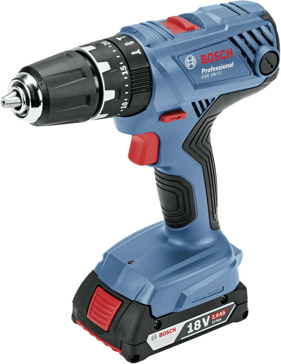 Bosch GSB 18V-21 Impact Drill Battery 18V 2x2Ah 19011784