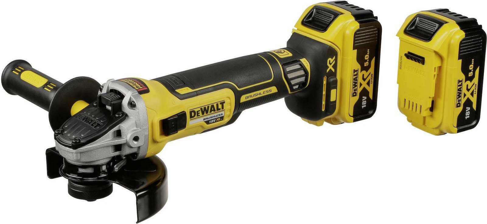 Dewalt Angle Grinder 18V 125mm Battery 2x5Ah DCG405P2
