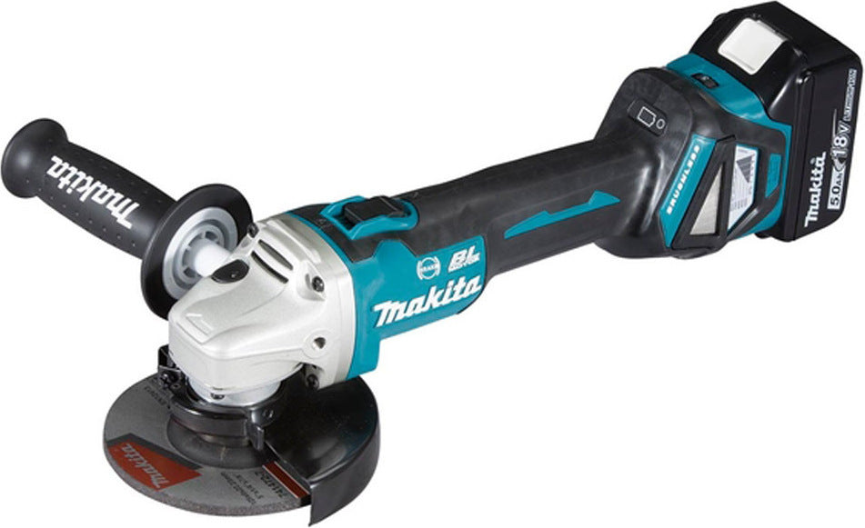 Makita Angle Grinder 18V 125mm Battery 2x5Ah DGA513RTJ