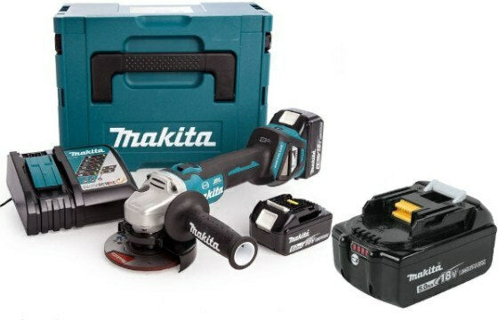 Makita Angle Grinder 18V 125mm Battery 2x5Ah DGA513RTJ