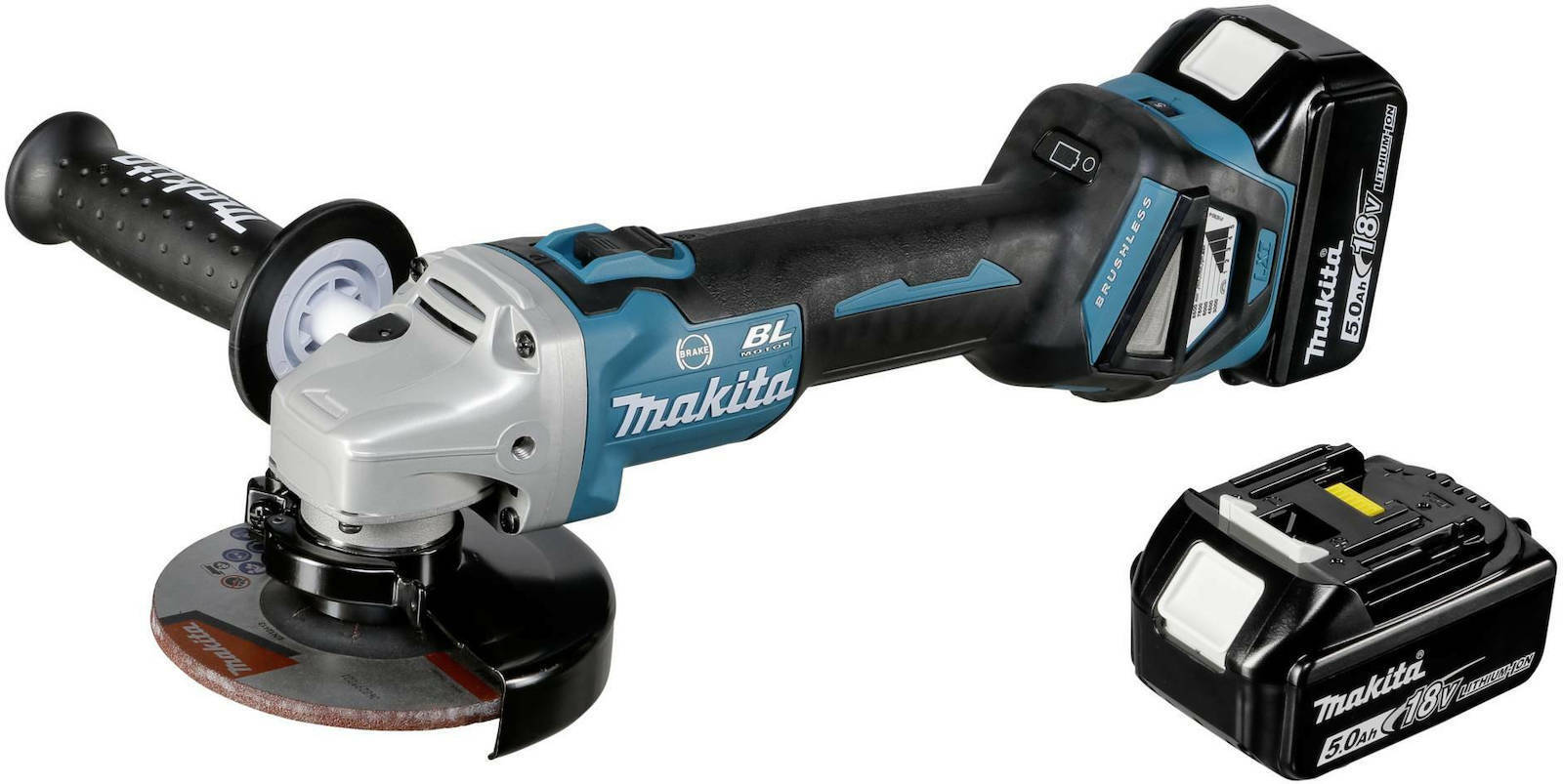 Makita Angle Grinder 18V 125mm Battery 2x5Ah DGA513RTJ