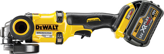 Dewalt Angle Grinder 54V 125mm Battery 2x6Ah DCG414T2