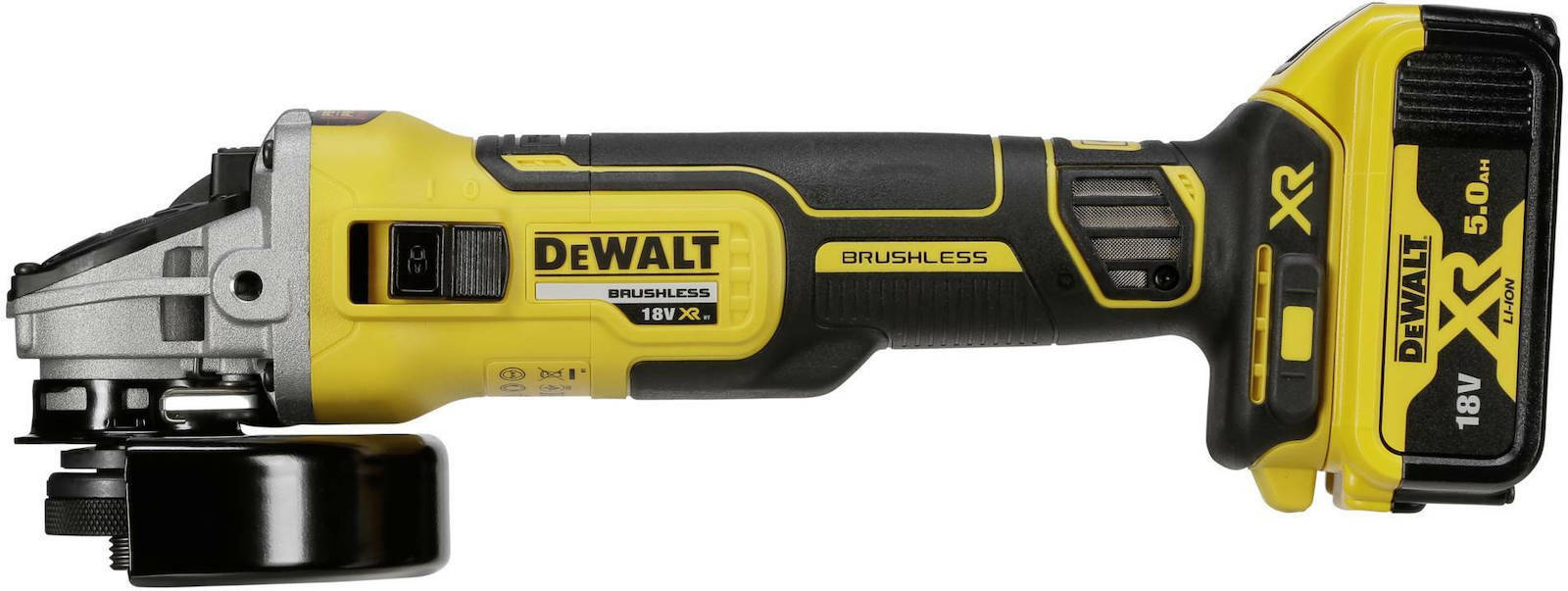 Dewalt Angle Grinder 18V 125mm Battery 3x5Ah DCG405P3