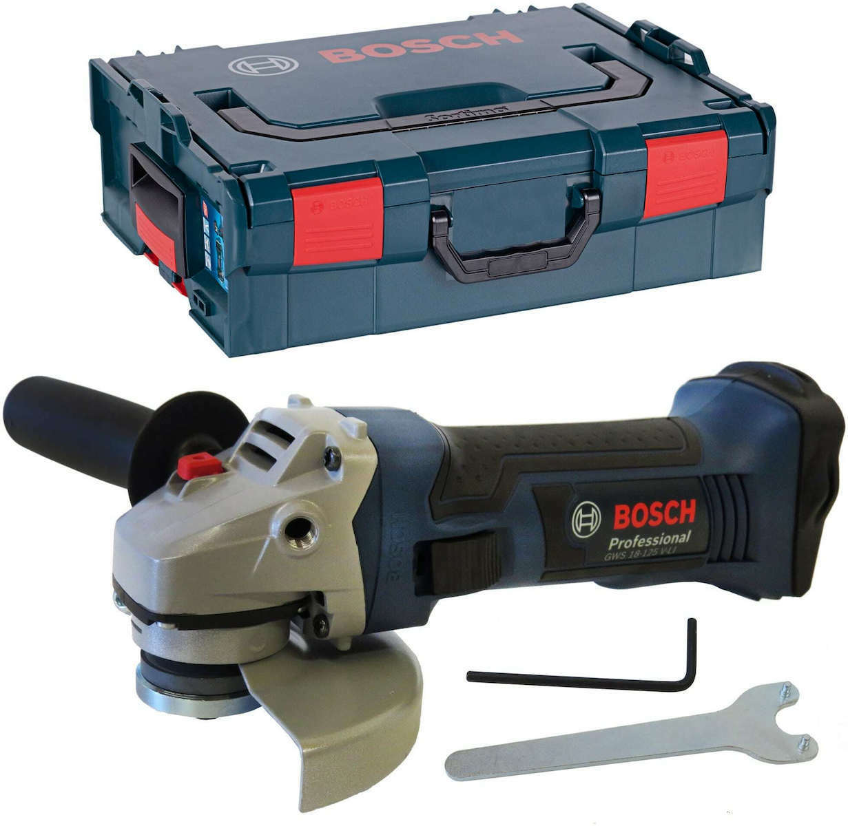 Bosch GWS 18-125 V-LI Angle Grinder 125mm Battery 3x5Ah 060193A30V