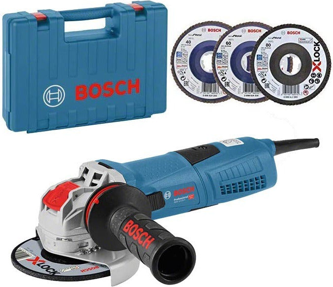 Bosch GWX 13-125 S Angle Grinder 125mm Current 1300W with Speed Control 0615990L0U