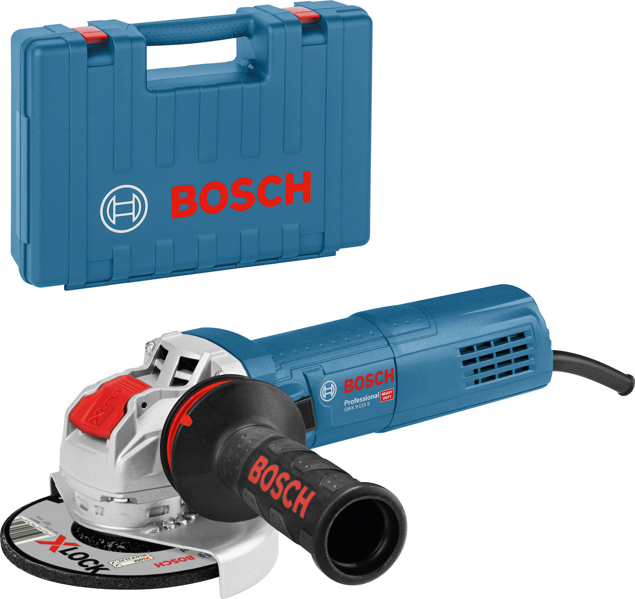 Bosch GWX 9-115 S Angle Grinder 115mm Current 900W with Speed Control 06017B1000
