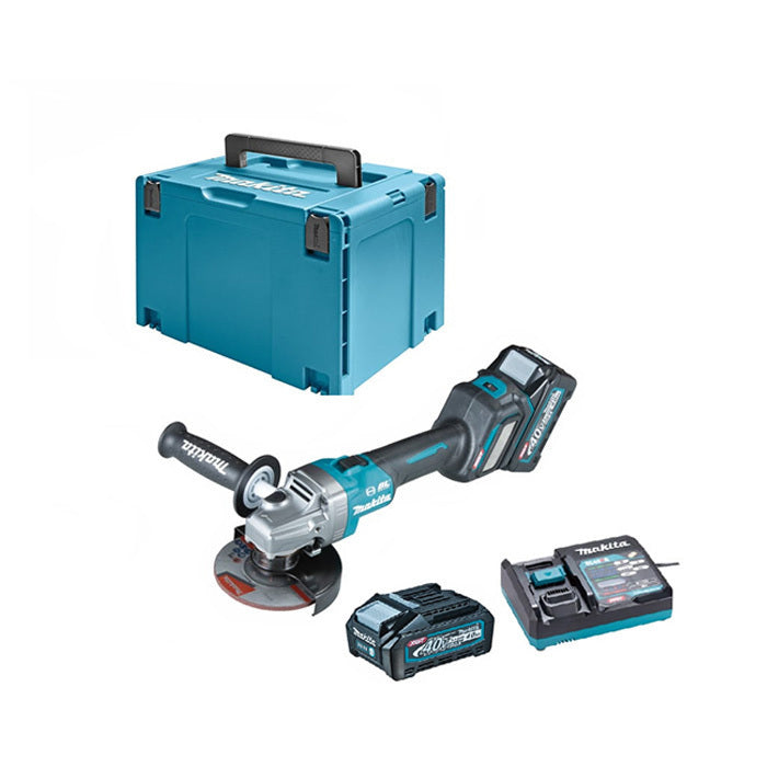 Makita XGT Wheel 125mm 40V Battery 2x4Ah with Speed Control GA023GM201