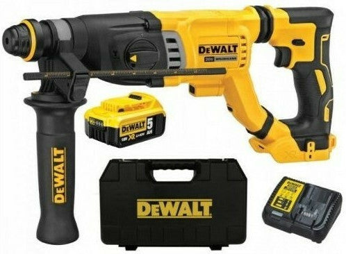 Dewalt 18V Cordless Hammer Drill with SDS Plus 2x5Ah DCH263P2