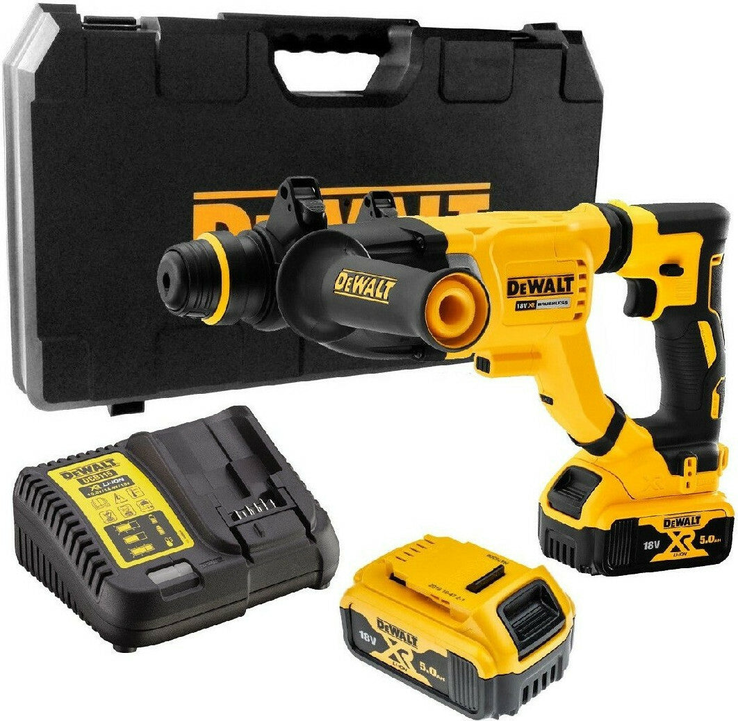 Dewalt 18V Cordless Hammer Drill with SDS Plus 2x5Ah DCH263P2