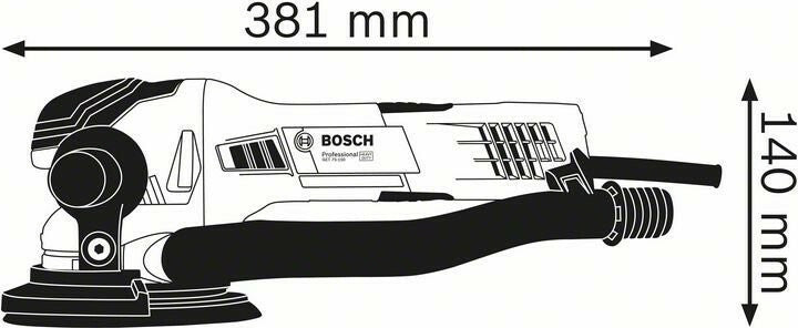 Bosch GET 75-150 Professional Eccentric Sander 150mm Current 750W with Speed Control and with Suction System 19558257